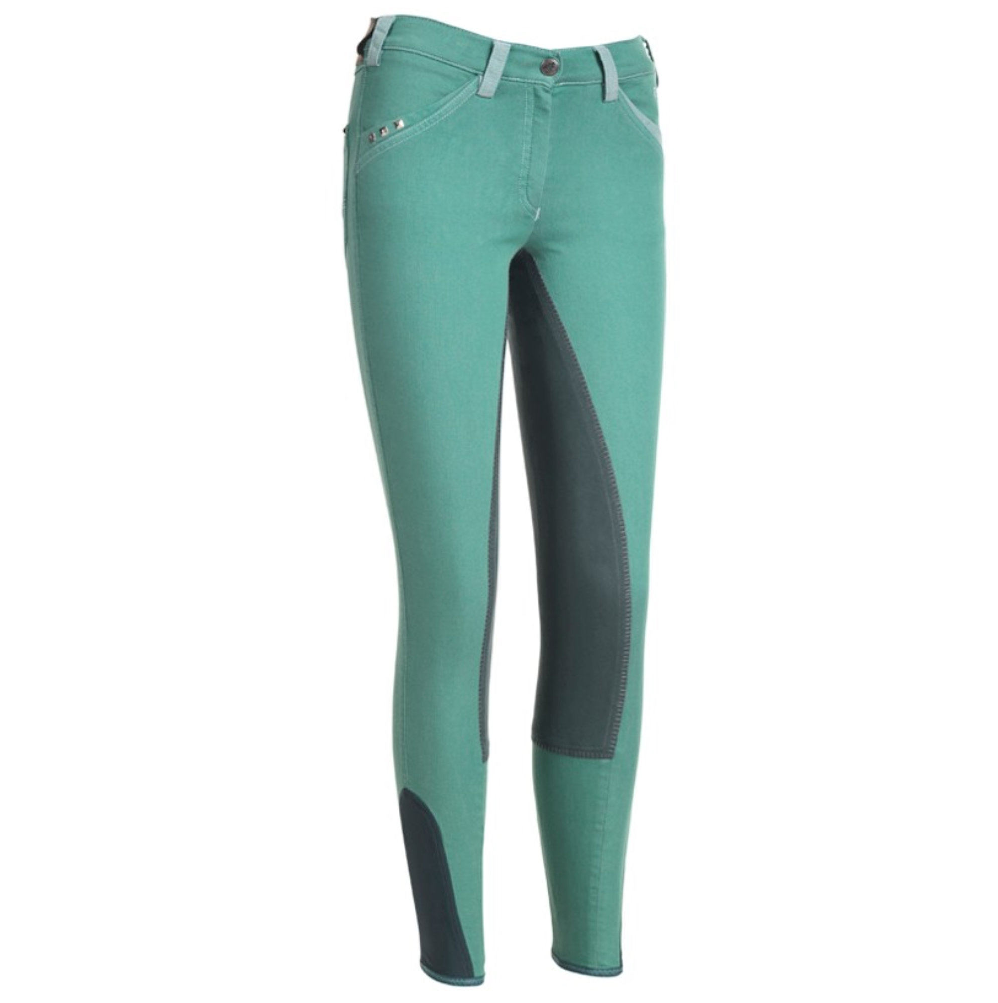 Pikeur Reithose Captiva, mint-anthrazit (7709)